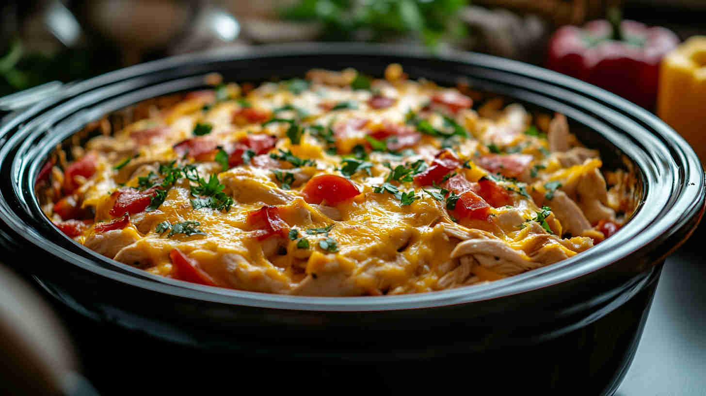 Hearty and Delicious Slow Cooker Chicken Casserole