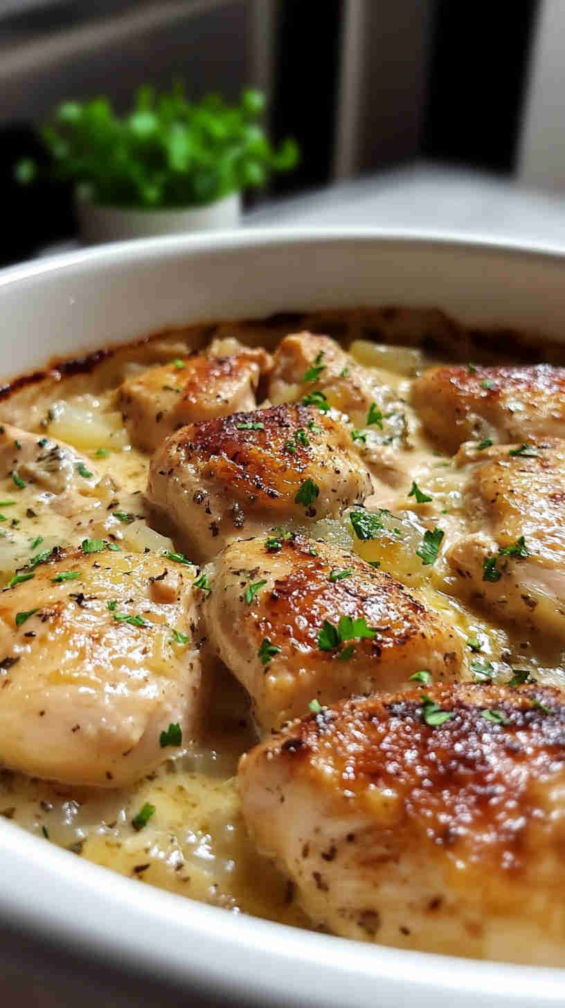 Hearty and Delicious Slow Cooker Chicken Casserole