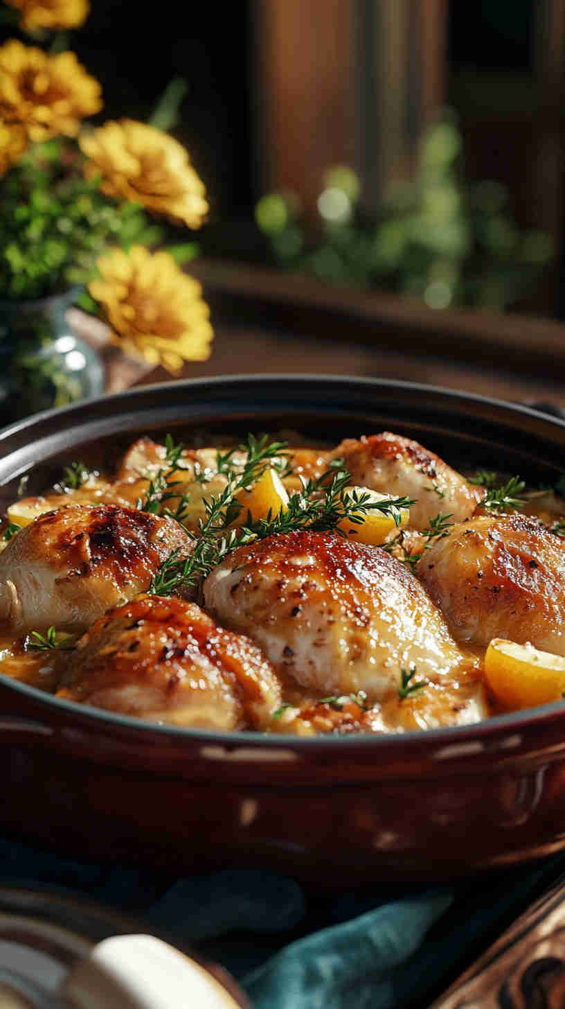 Hearty and Delicious Slow Cooker Chicken Casserole