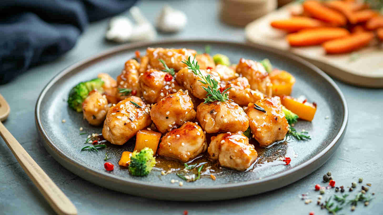 Honey Garlic Slow Cooker Chicken