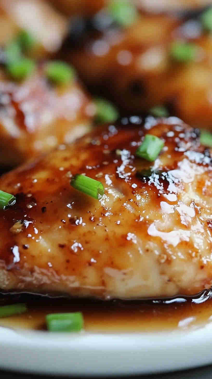 Honey Garlic Slow Cooker Chicken Breast