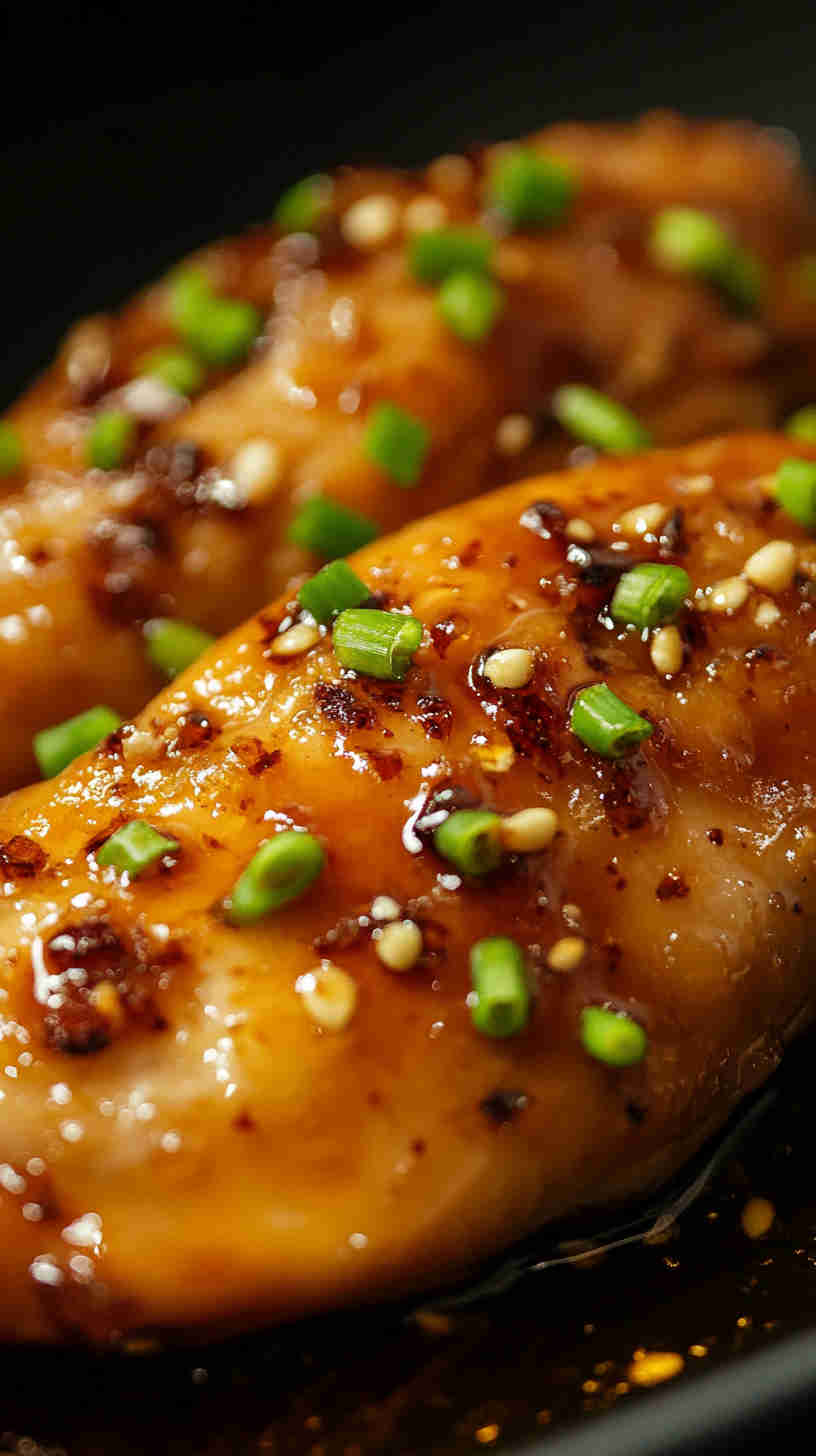 Honey Garlic Slow Cooker Chicken Breast