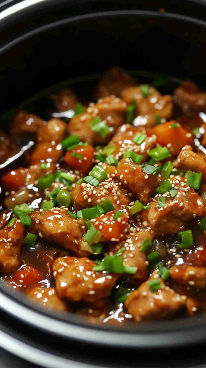 Honey Garlic Slow Cooker Chicken