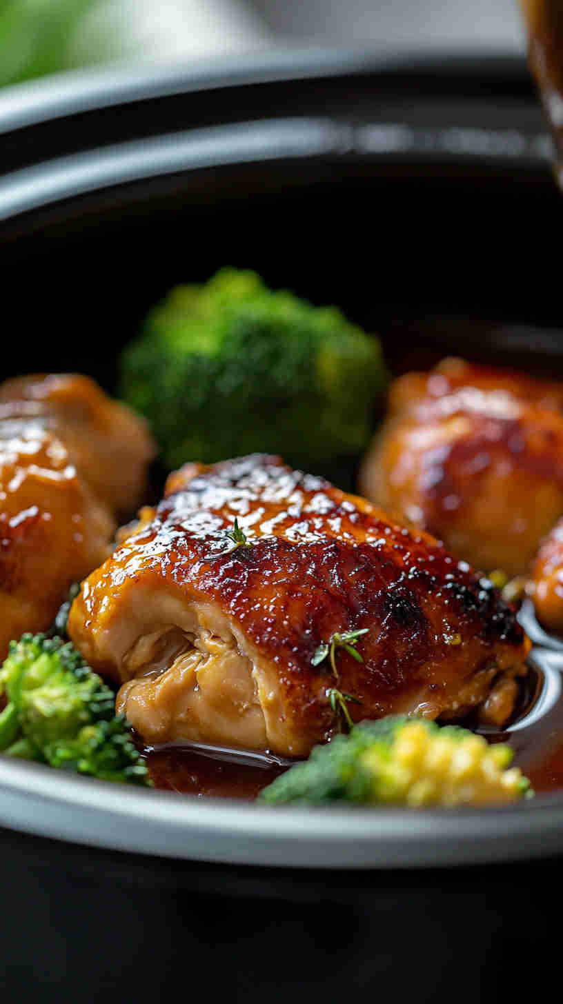 Honey Garlic Slow Cooker Chicken