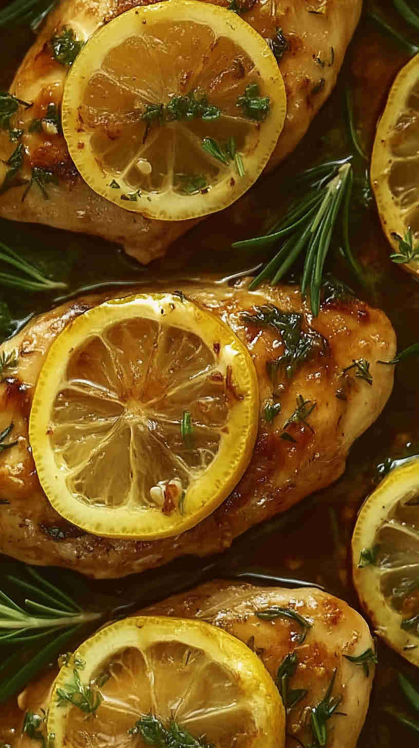 Juicy Slow Cooker Lemon Herb Chicken Breast