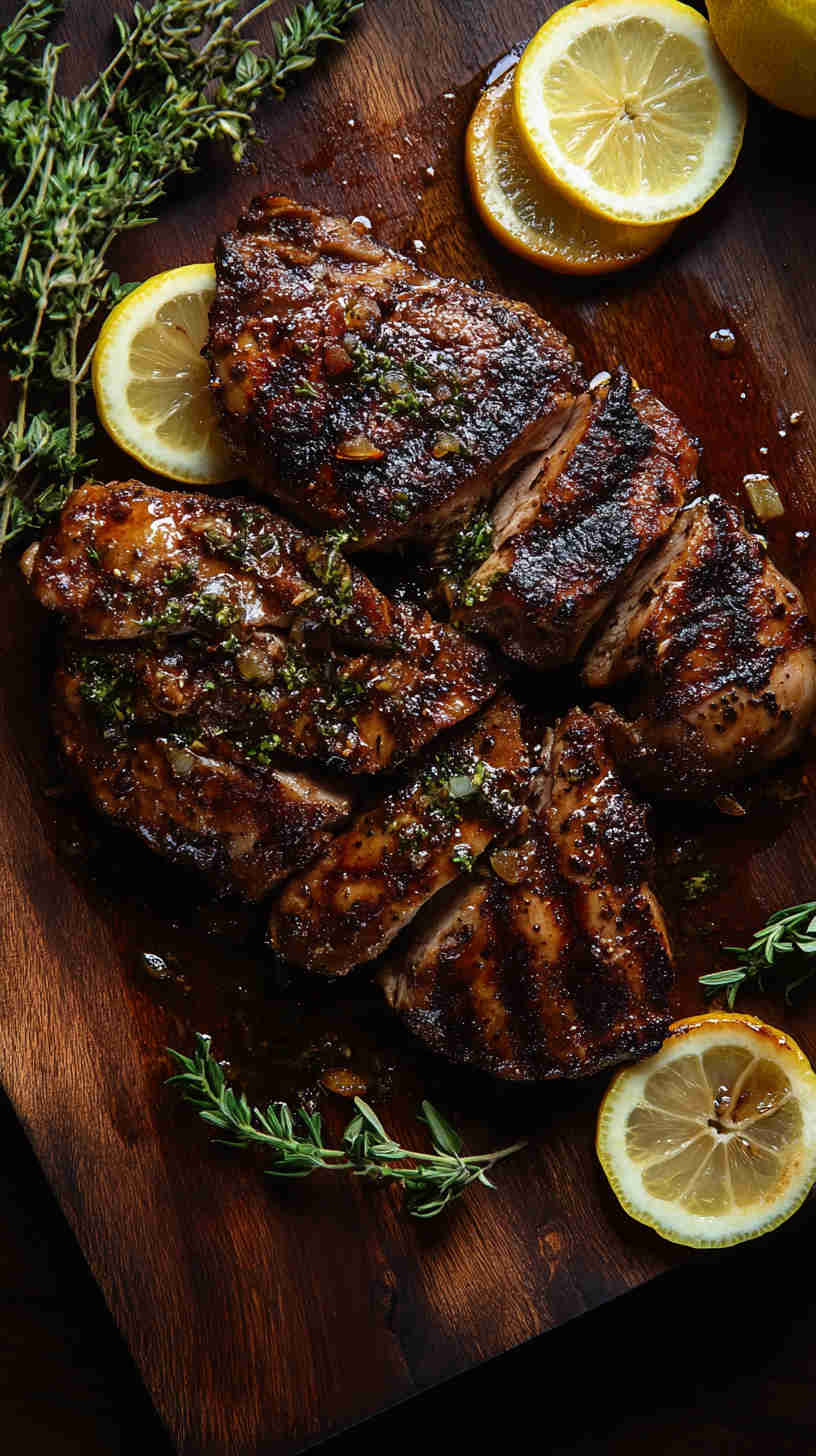 Juicy Slow Cooker Lemon Herb Chicken Breast