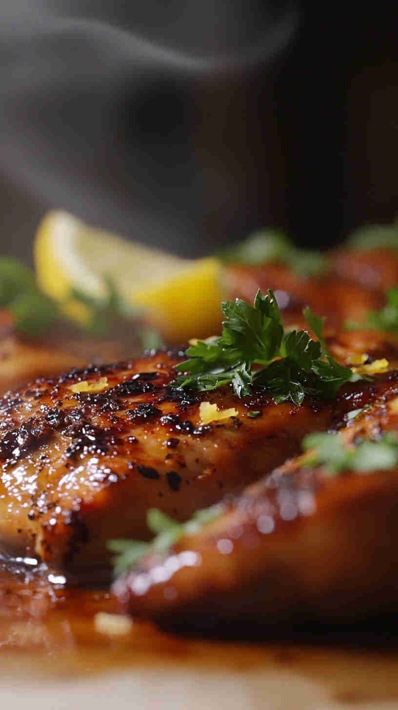 Juicy Slow Cooker Lemon Herb Chicken Breast