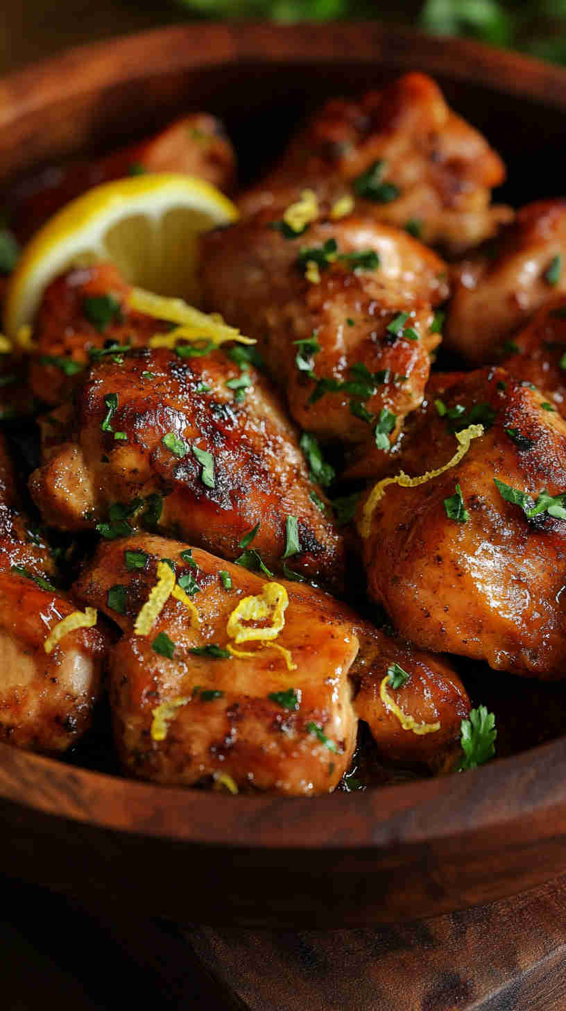 Juicy Slow Cooker Lemon Herb Chicken Breast