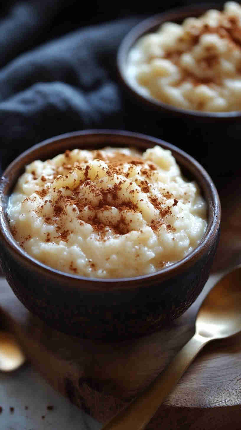 Old-Fashioned Slow Cooker Rice Pudding with a Modern Twist