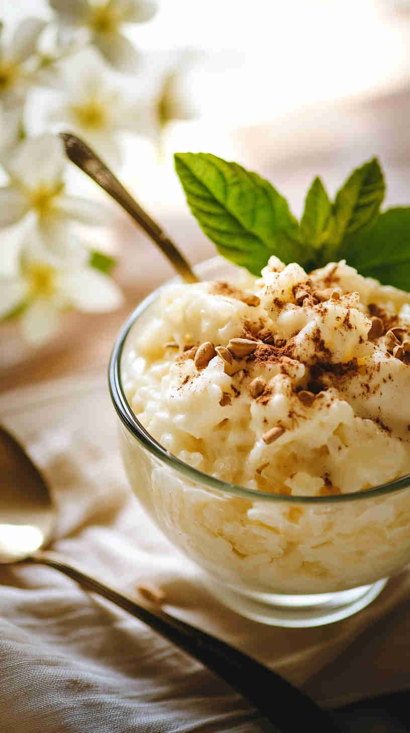 Old-Fashioned Slow Cooker Rice Pudding with a Modern Twist