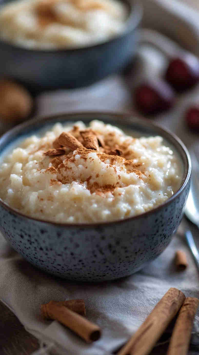 Old-Fashioned Slow Cooker Rice Pudding with a Modern Twist