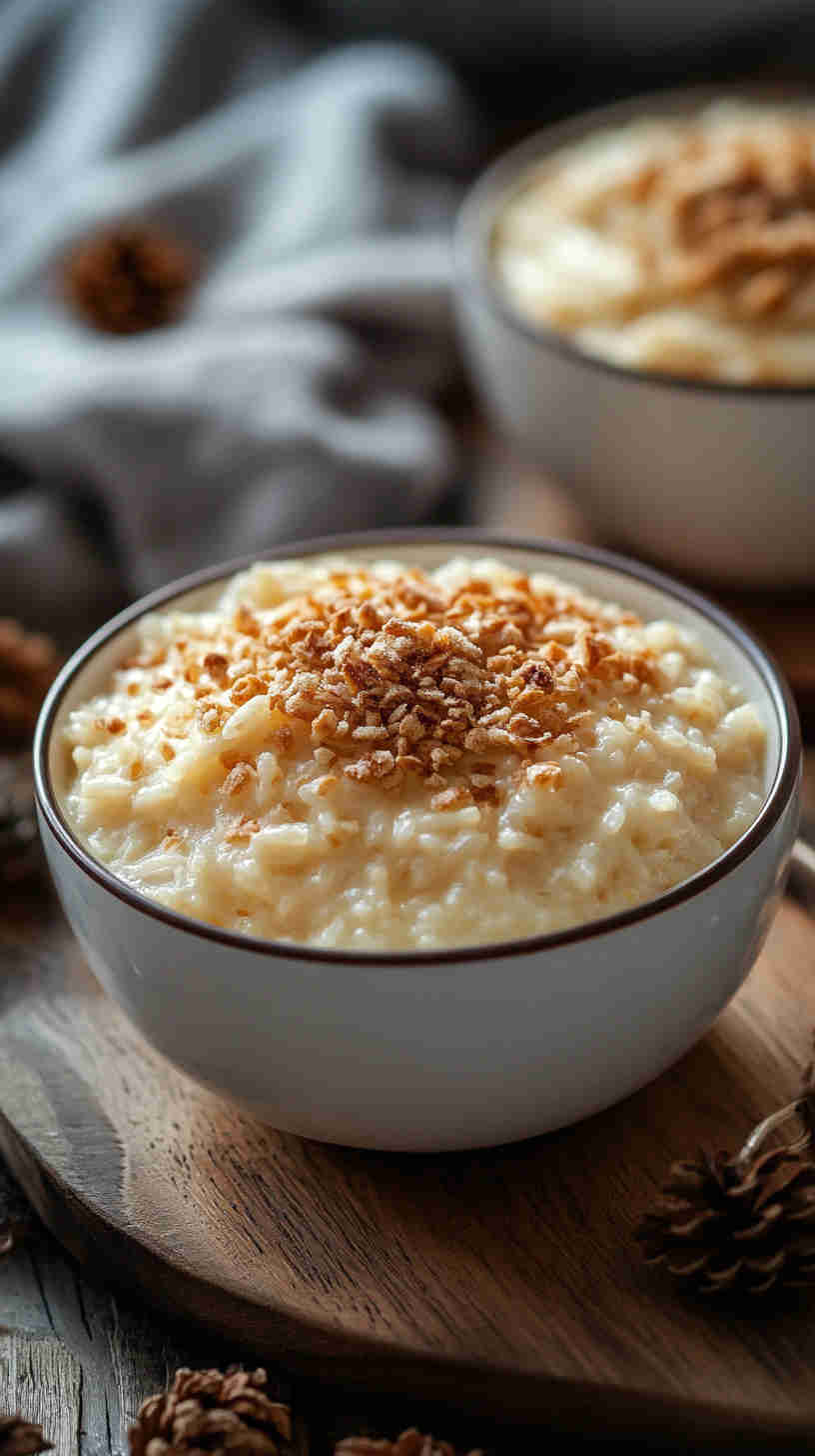 Old-Fashioned Slow Cooker Rice Pudding with a Modern Twist