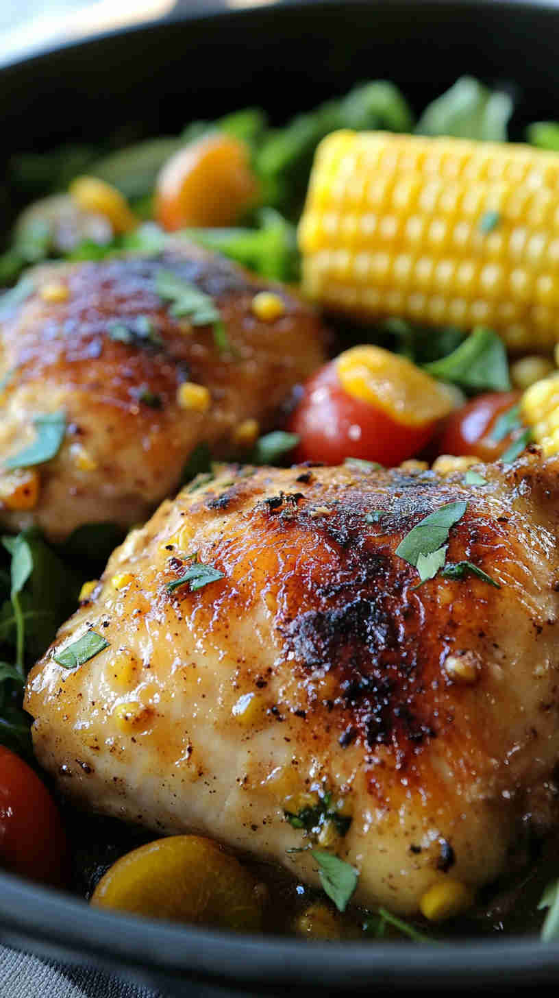 One-Pot Apricot Chicken for Family Dinner