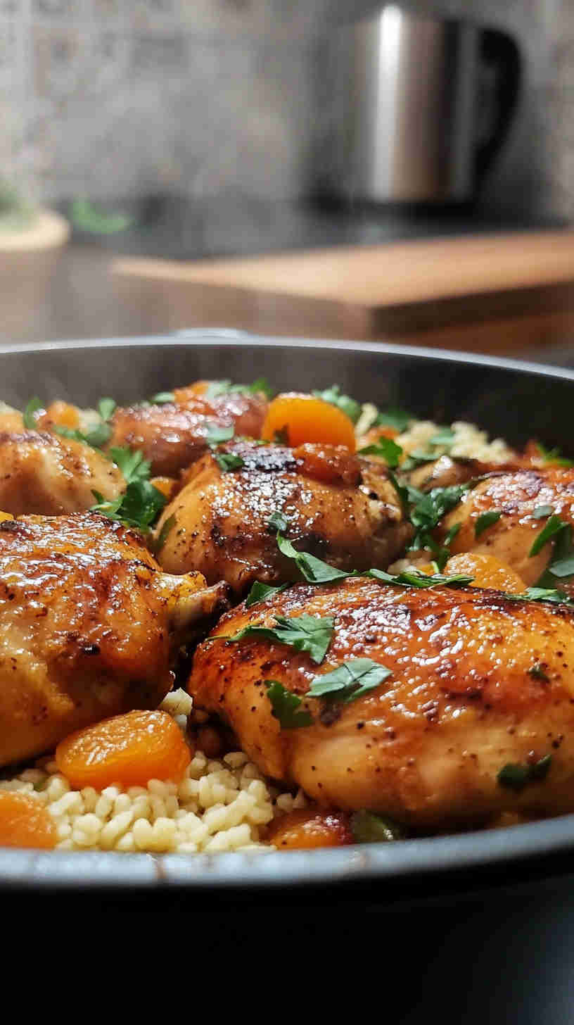 One-Pot Apricot Chicken for Family Dinner