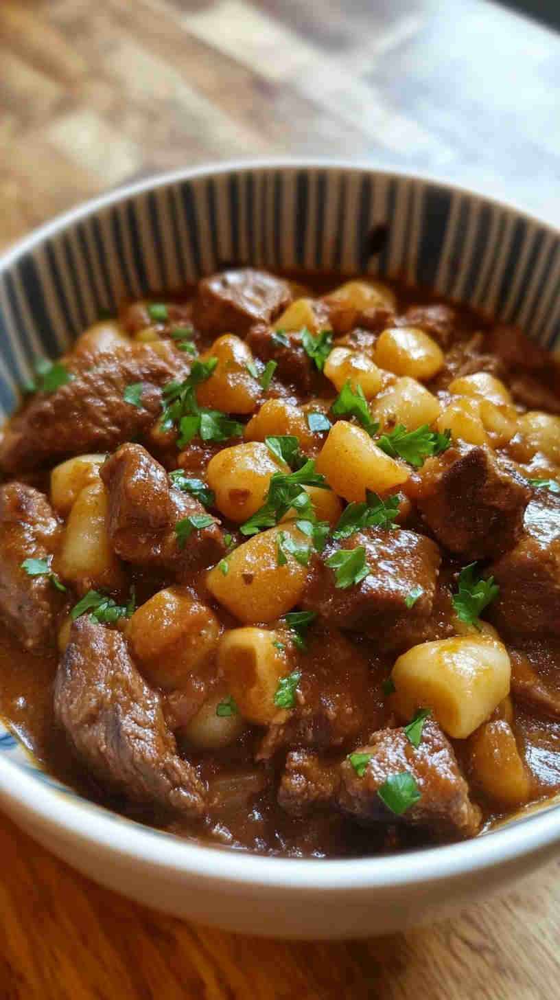 One-Pot Slow Cooker Beef Goulash