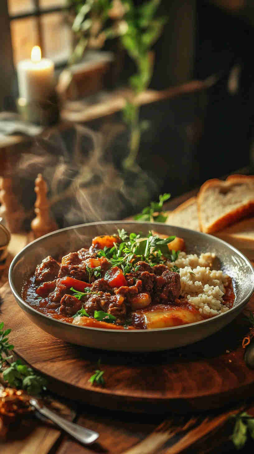 One-Pot Slow Cooker Beef Goulash
