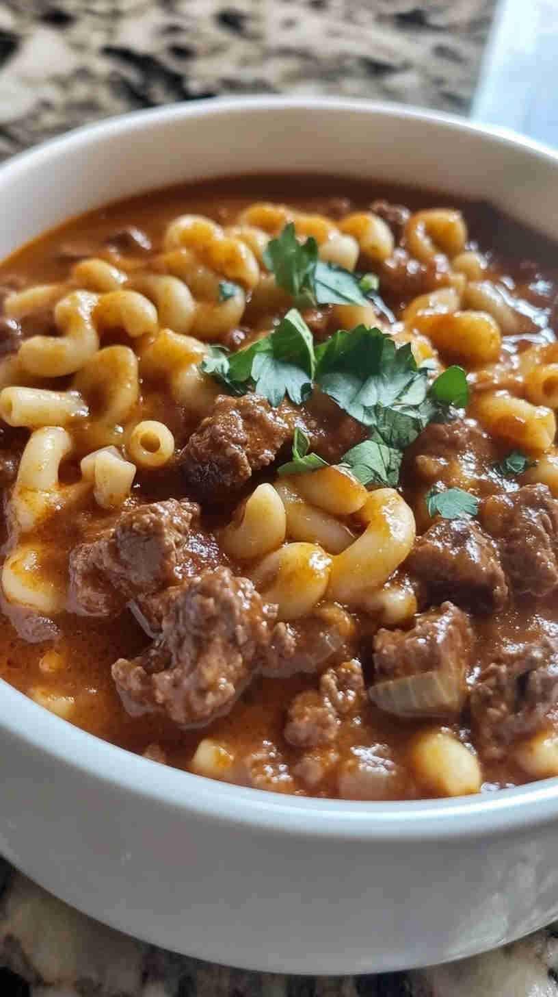 One-Pot Slow Cooker Beef Goulash