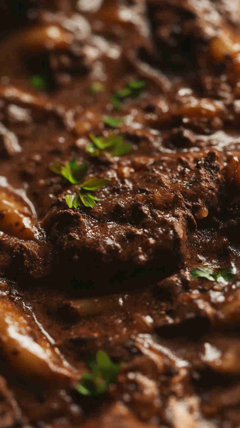 One-Pot Slow Cooker Beef Stroganoff