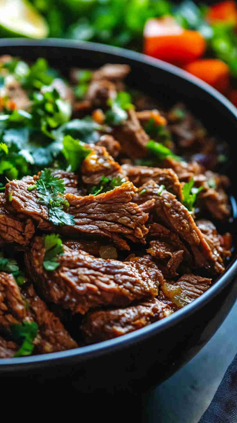 Perfectly Seasoned Beef Barbacoa for Tacos or Bowls