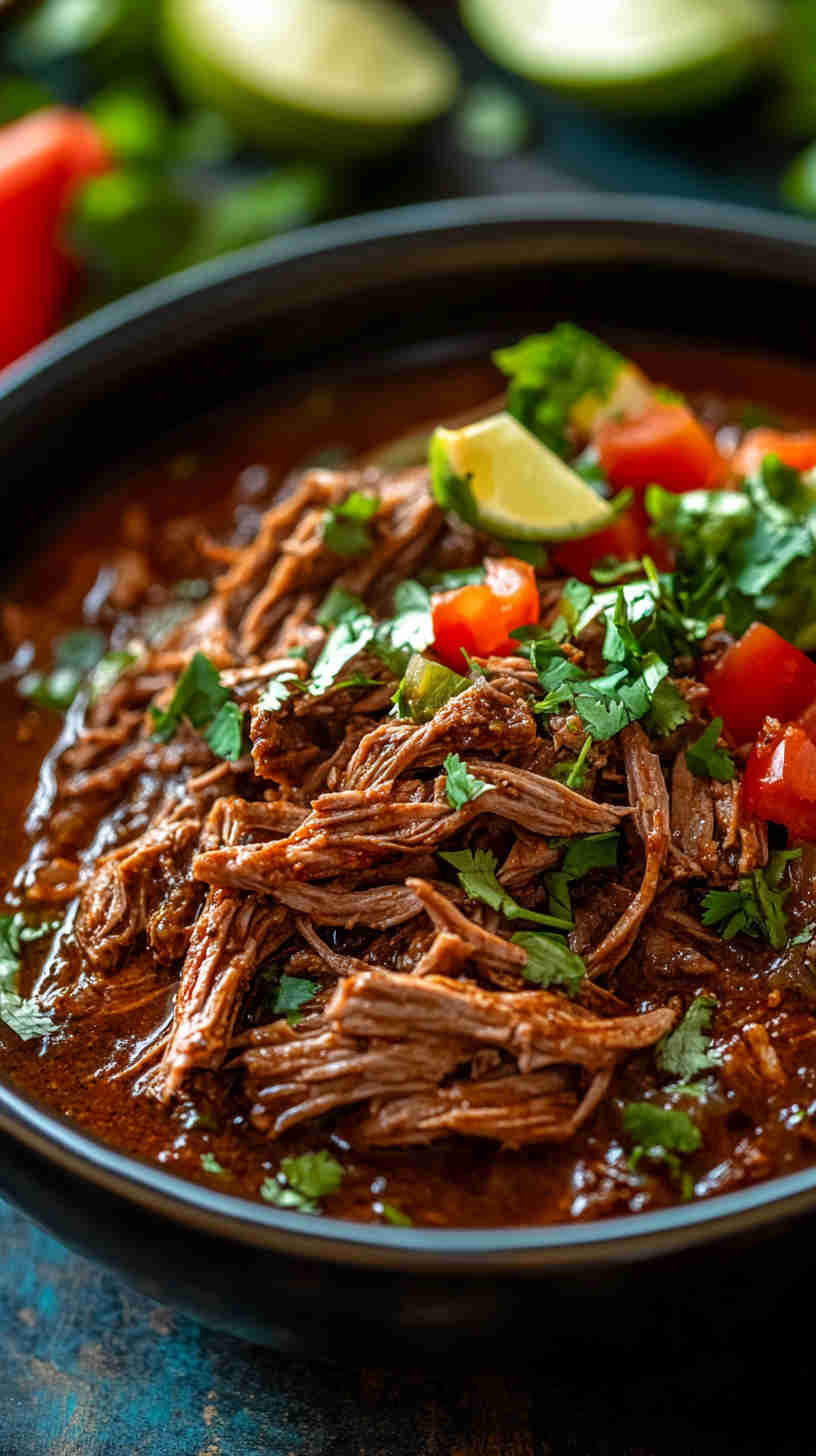 Perfectly Seasoned Beef Barbacoa for Tacos or Bowls