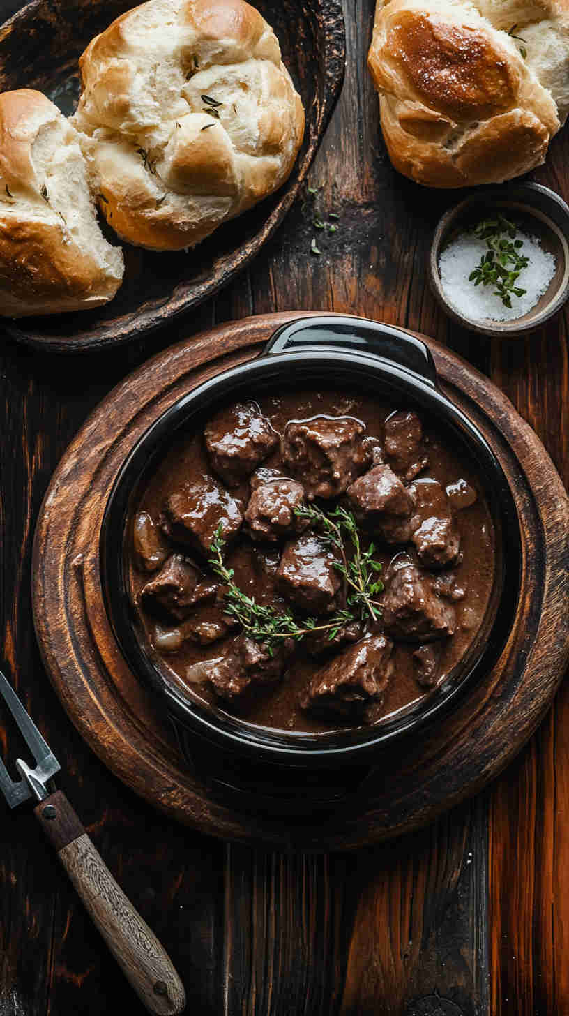 Rich & Savory Beef Stroganoff in the Crock Pot