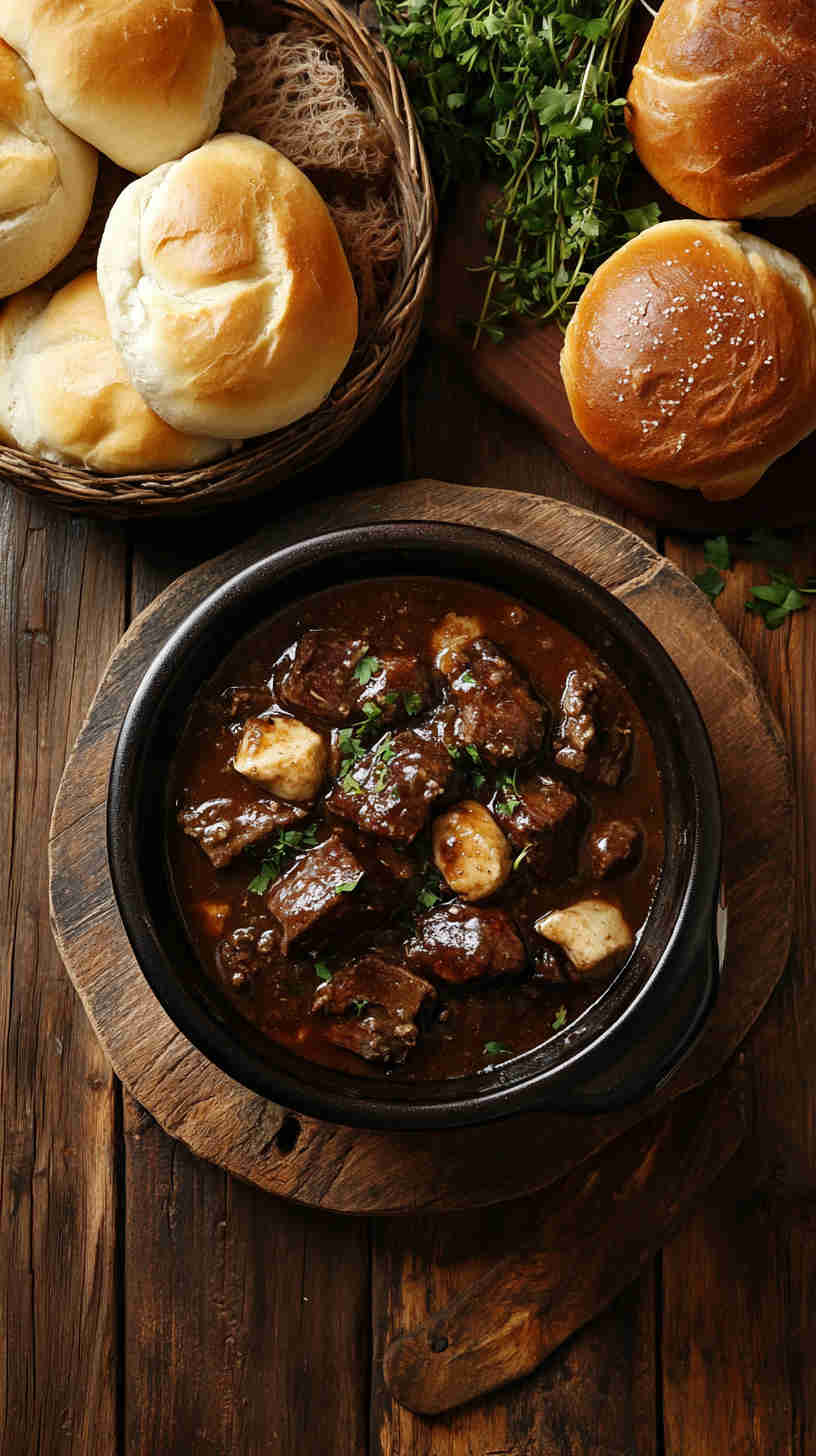 Rich & Savory Beef Stroganoff in the Crock Pot