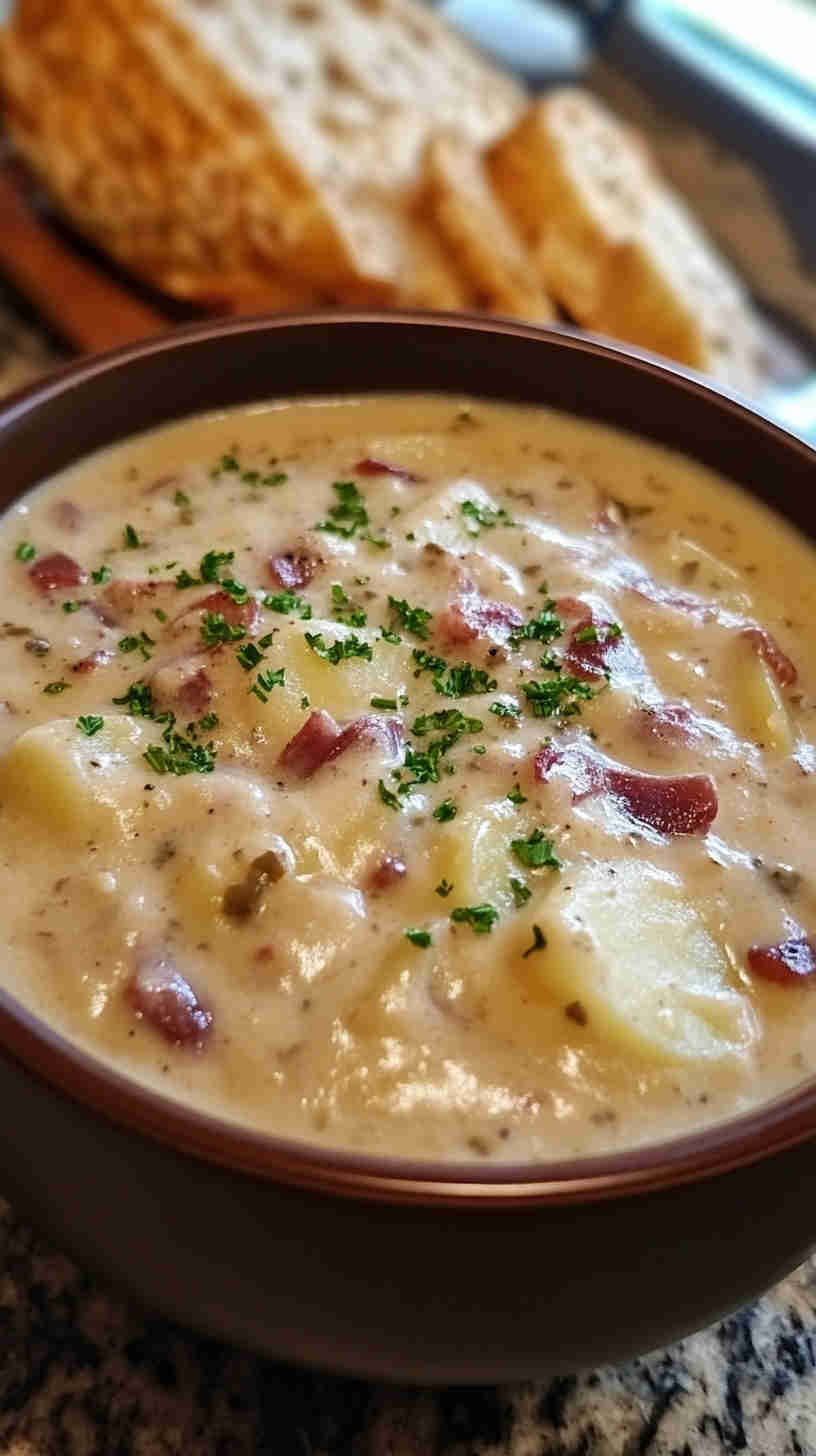 Rich and Creamy 5-Ingredient Potato Soup