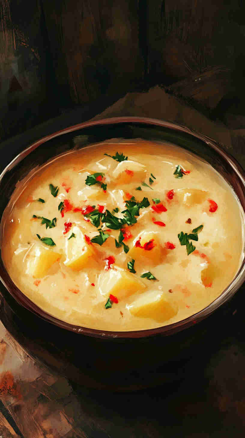 Rich and Creamy 5-Ingredient Potato Soup