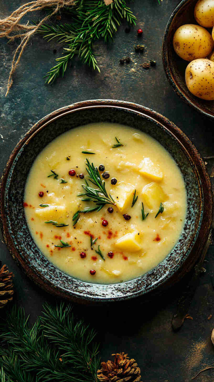 Rich and Creamy 5-Ingredient Potato Soup