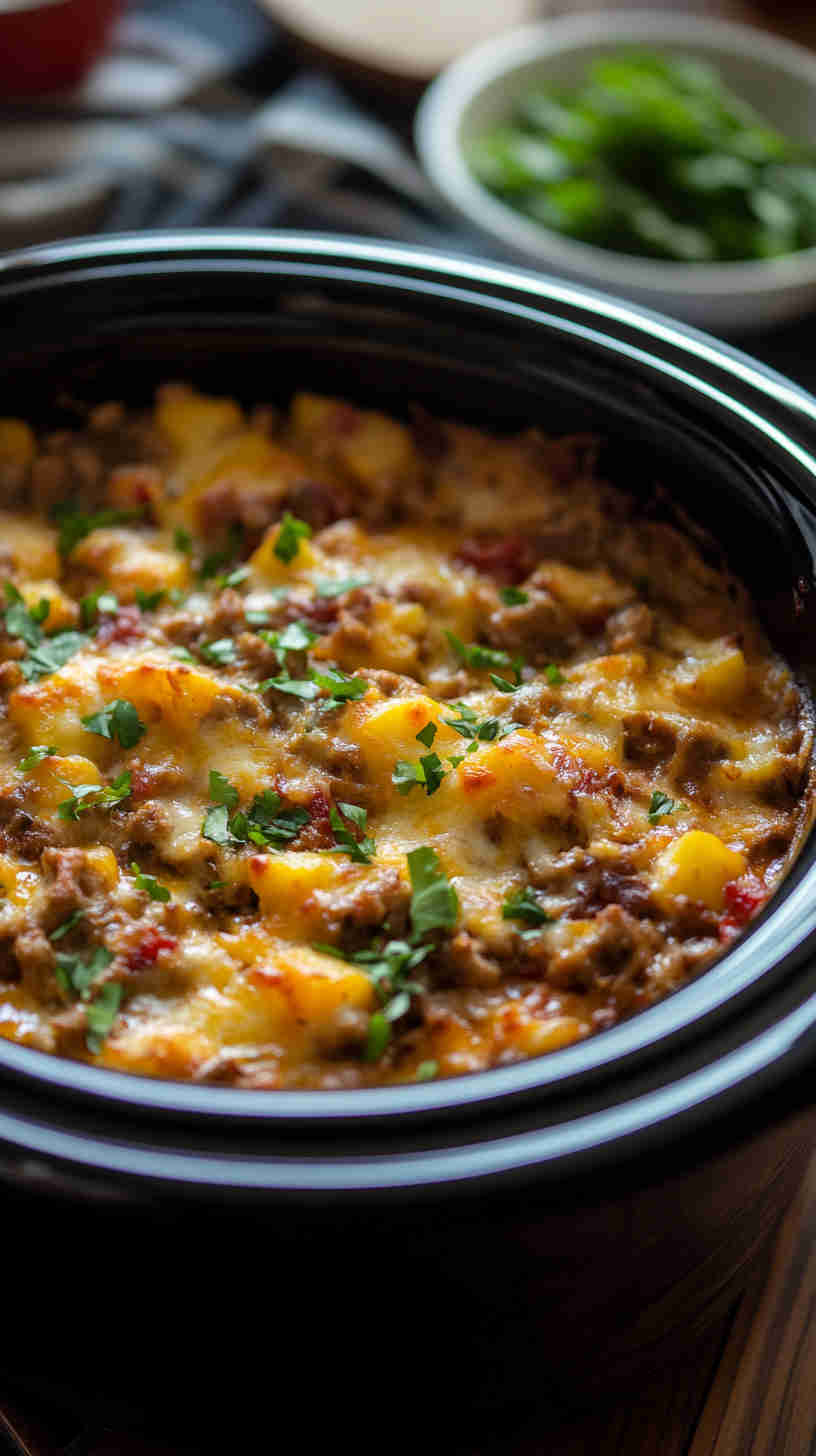 Rich and Satisfying Slow Cooker Chicken Casserole Recipe