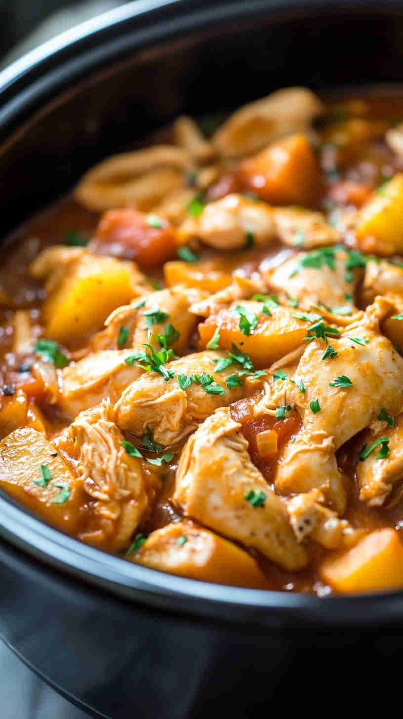 Rich and Satisfying Slow Cooker Chicken Casserole Recipe