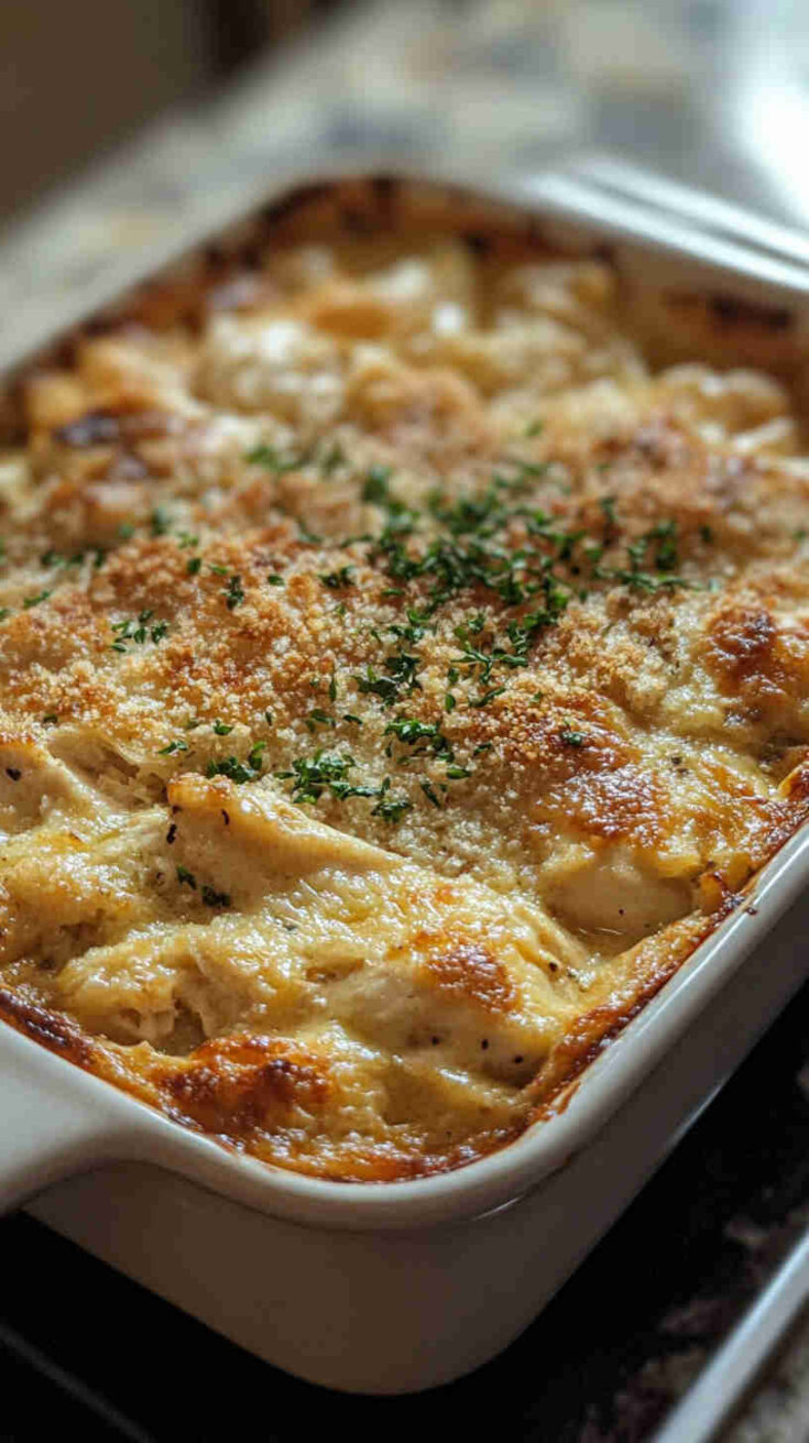 Rich and Satisfying Slow Cooker Chicken Casserole Recipe