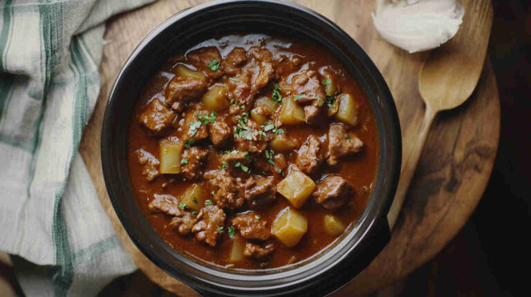 Rich and Savory Slow Cooker Goulash