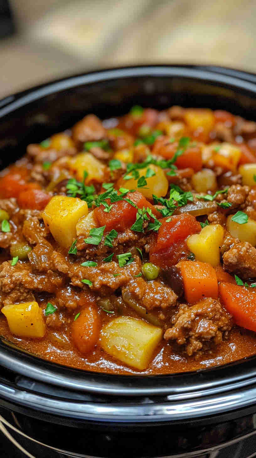 Rich and Savory Slow Cooker Goulash