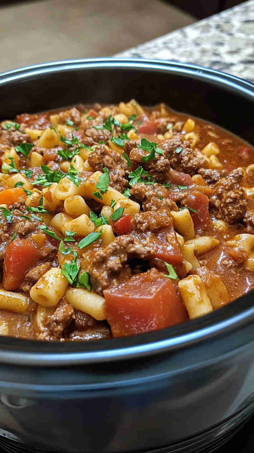 Rich and Savory Slow Cooker Goulash
