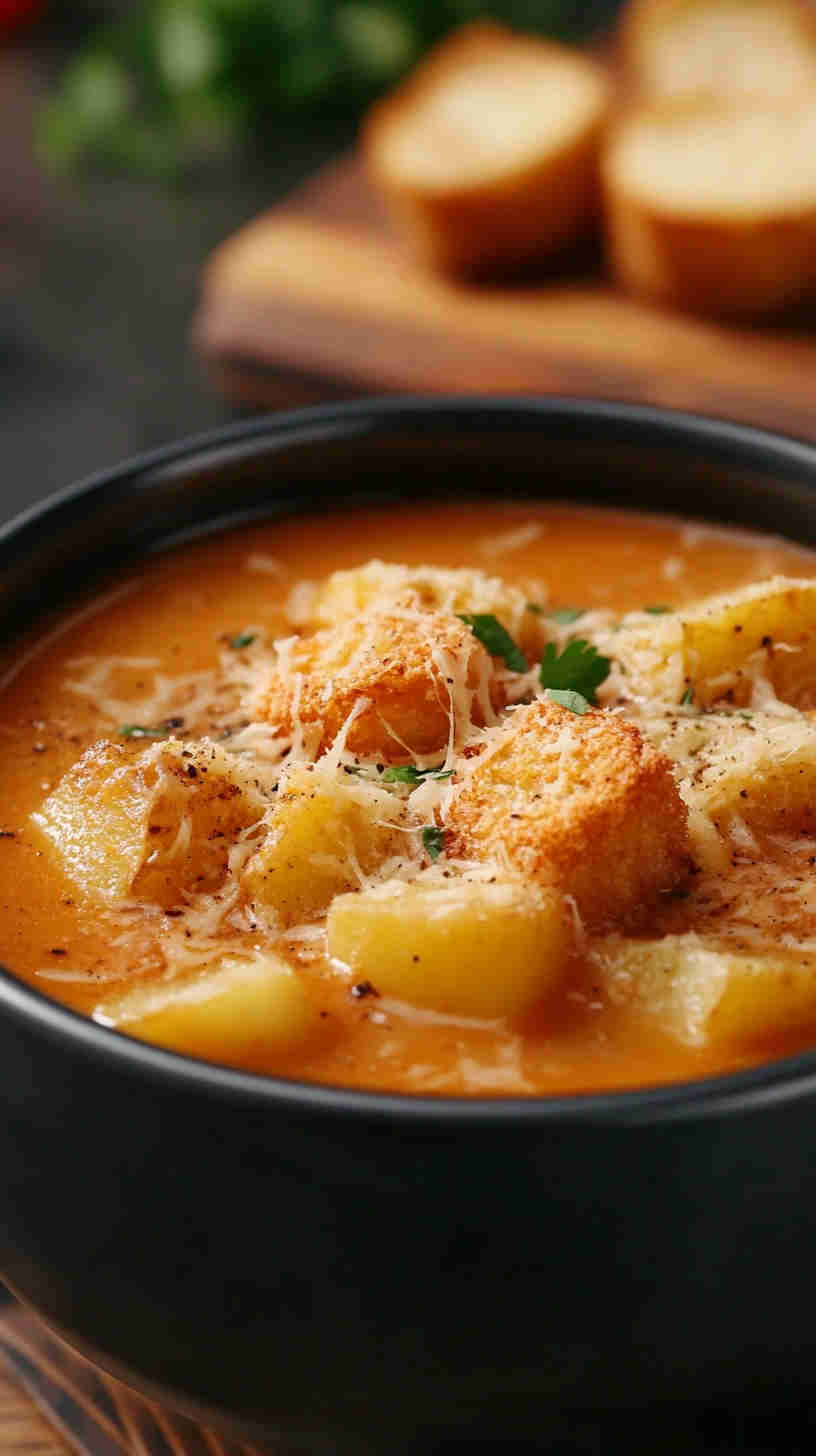 Savory Crockpot Potato Soup in 5 Steps
