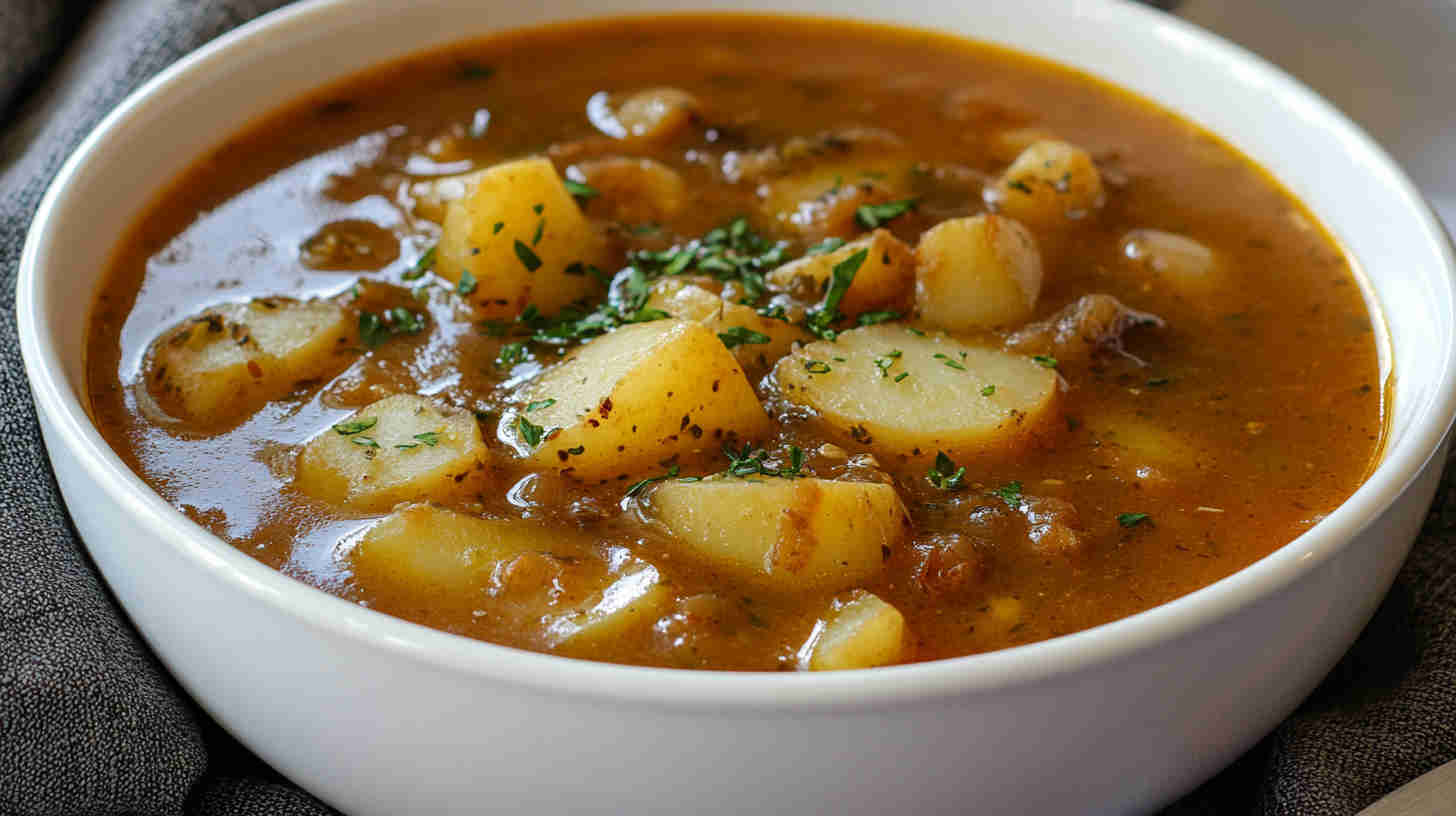 Savory Crockpot Potato Soup in 5 Steps