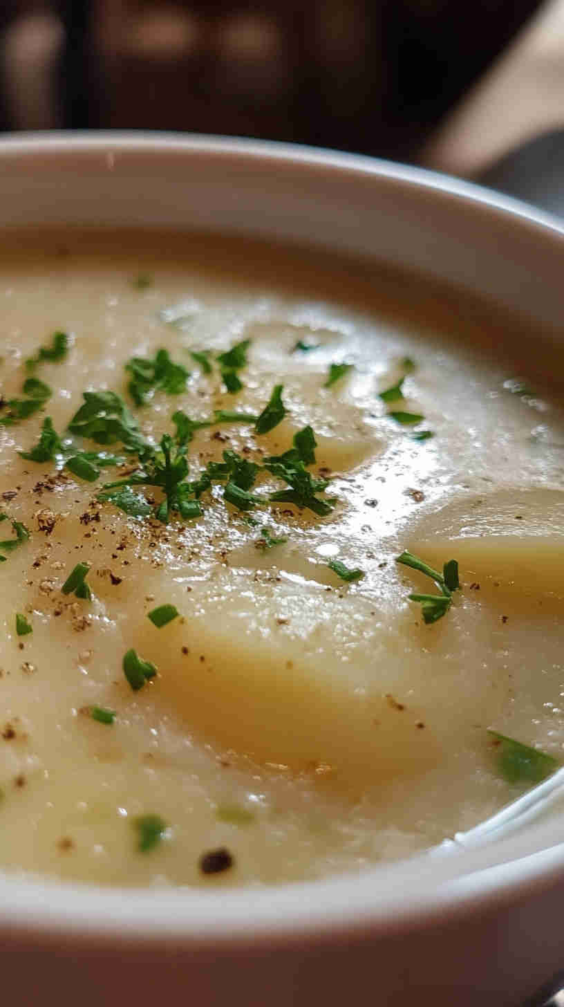Savory Crockpot Potato Soup in 5 Steps