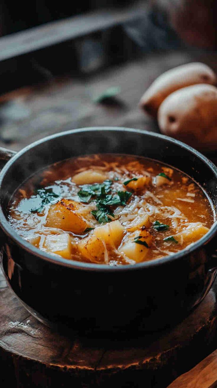 Savory Crockpot Potato Soup in 5 Steps