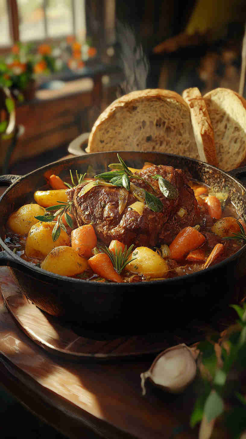 Savory Pot Roast with Root Vegetables