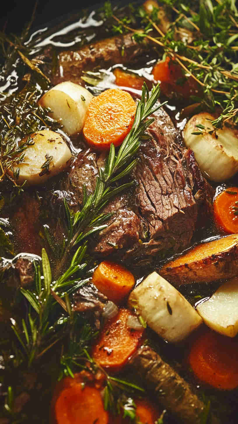 Savory Pot Roast with Root Vegetables