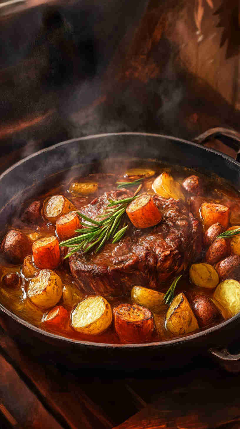 Savory Pot Roast with Root Vegetables