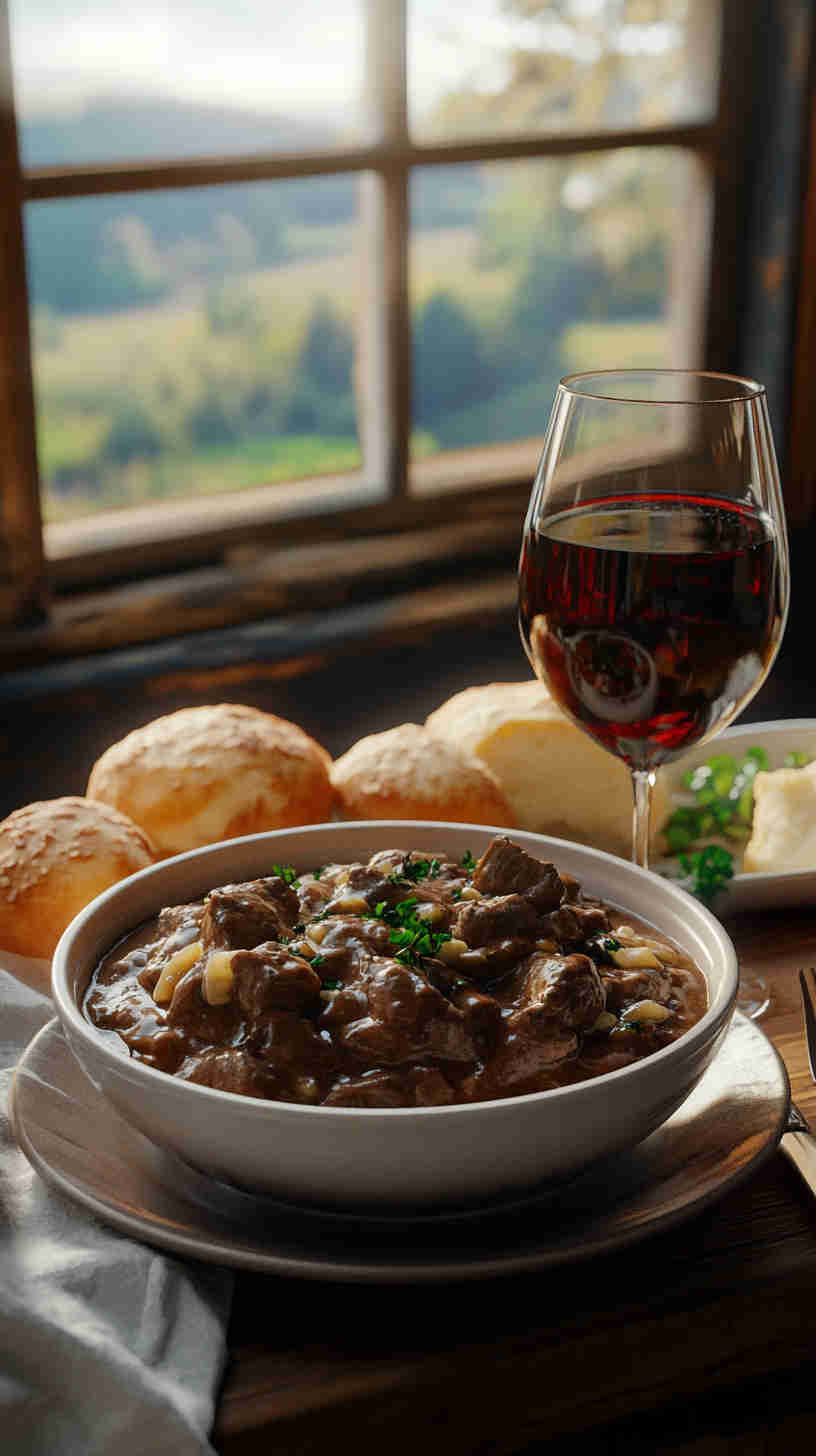 Set & Forget Slow Cooker Beef Stroganoff