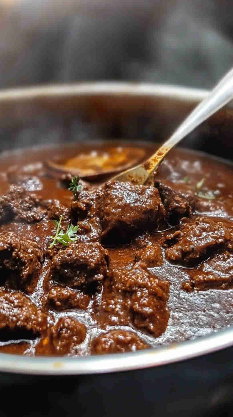 Simple Beef Barbacoa for Burritos and Tacos