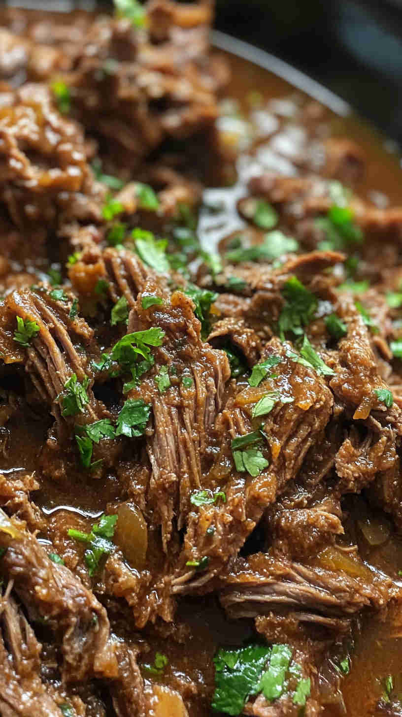 Simple Beef Barbacoa for Burritos and Tacos