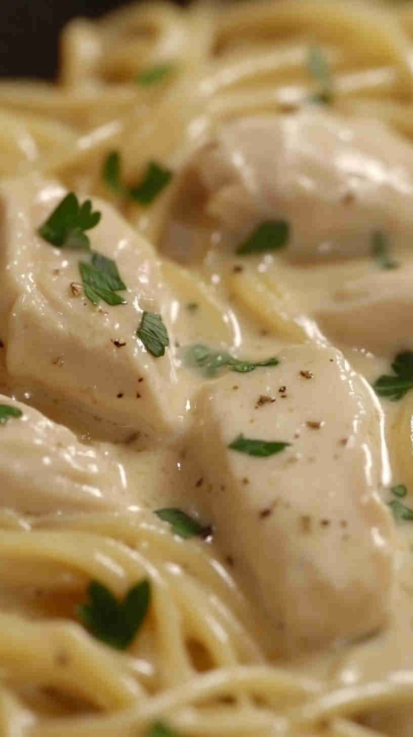 Simple Chicken Alfredo