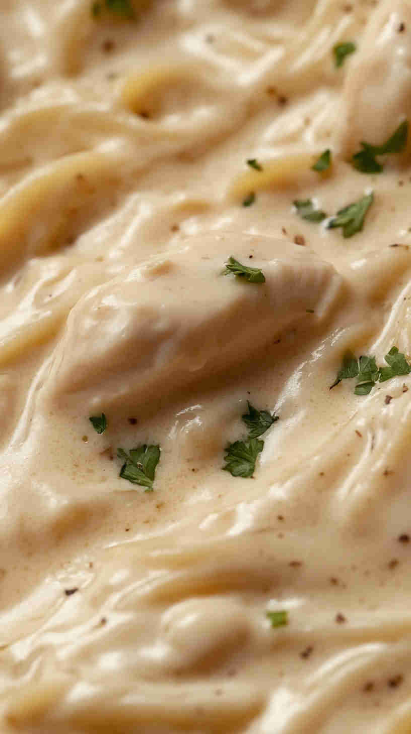 Simple Chicken Alfredo