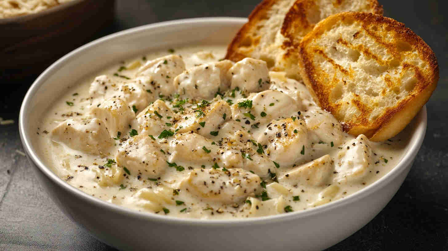 Simple Chicken Alfredo