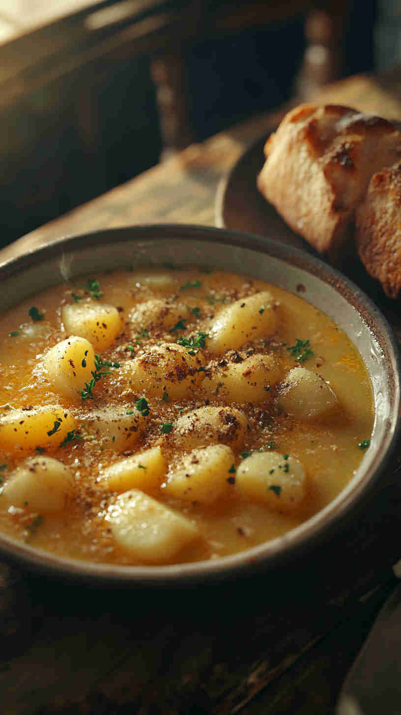 Simple and Savory Crockpot Potato Soup