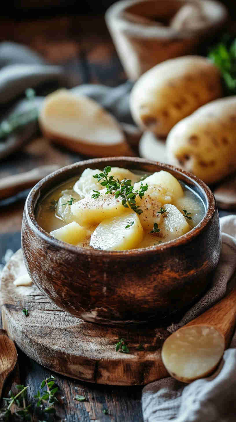 Simple and Savory Crockpot Potato Soup